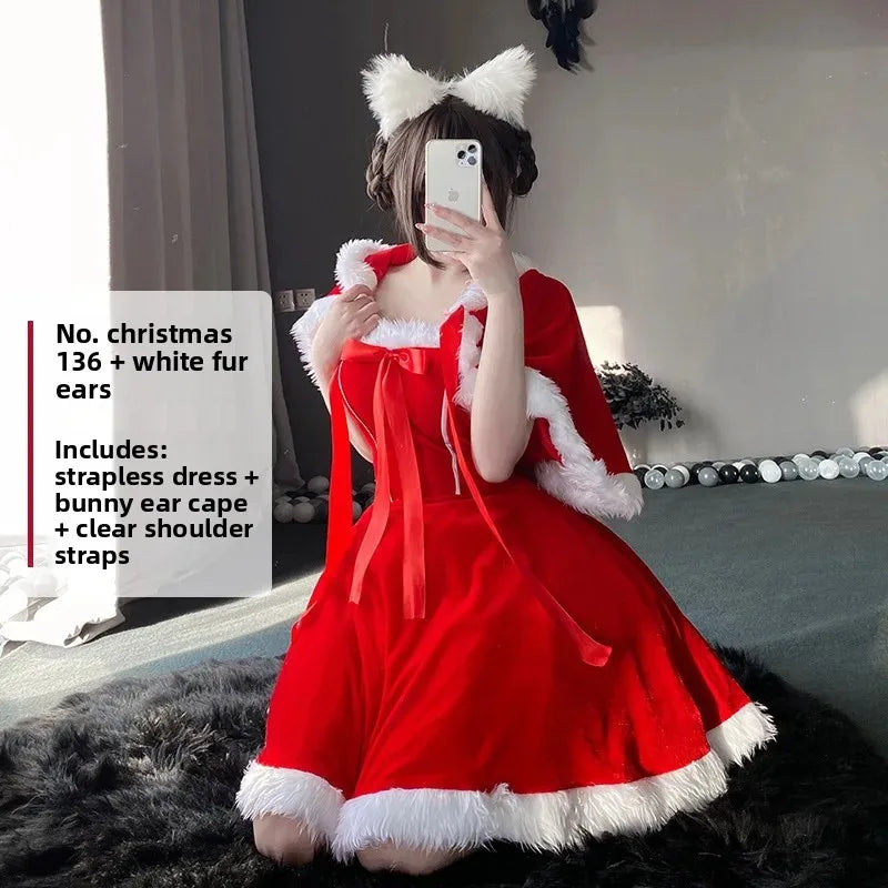 Christmas Rabbit Girl Cosplay Costume