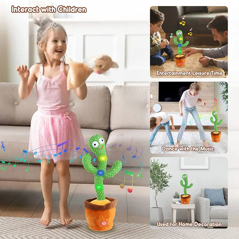 Rechargeable Talking Dance Cactus Toy