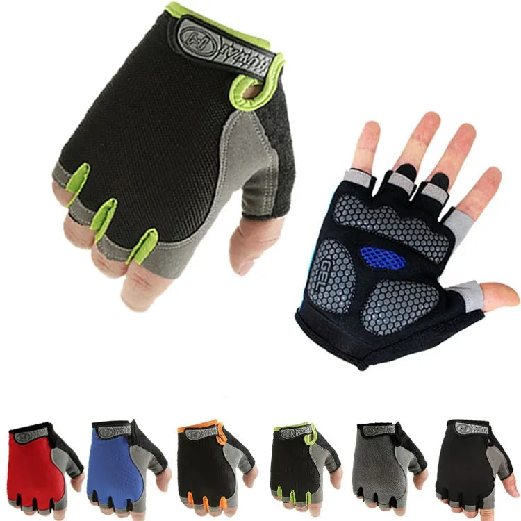 Breathable Half Finger Gym Dumbbells Gloves