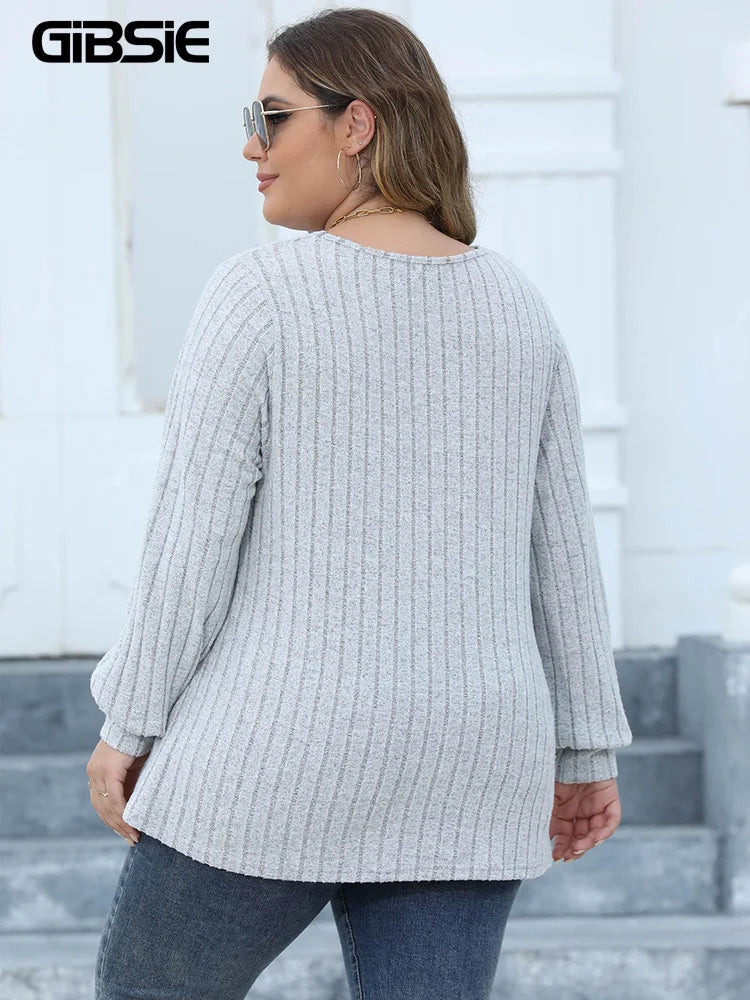 Plus Size Long Sleeve T Shirts for Women