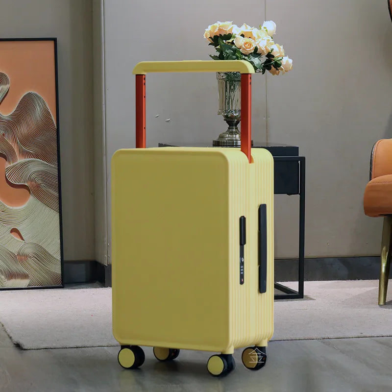 Fashion Width Draw-Bar Luggage Universal Wheel