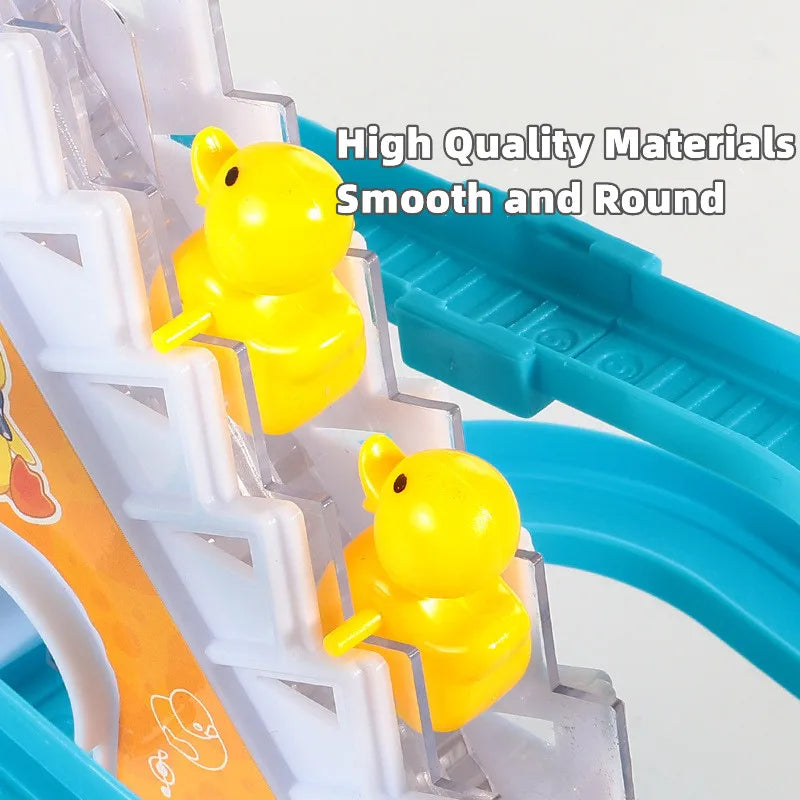 Electric Duck Climbing Stairs Toy 