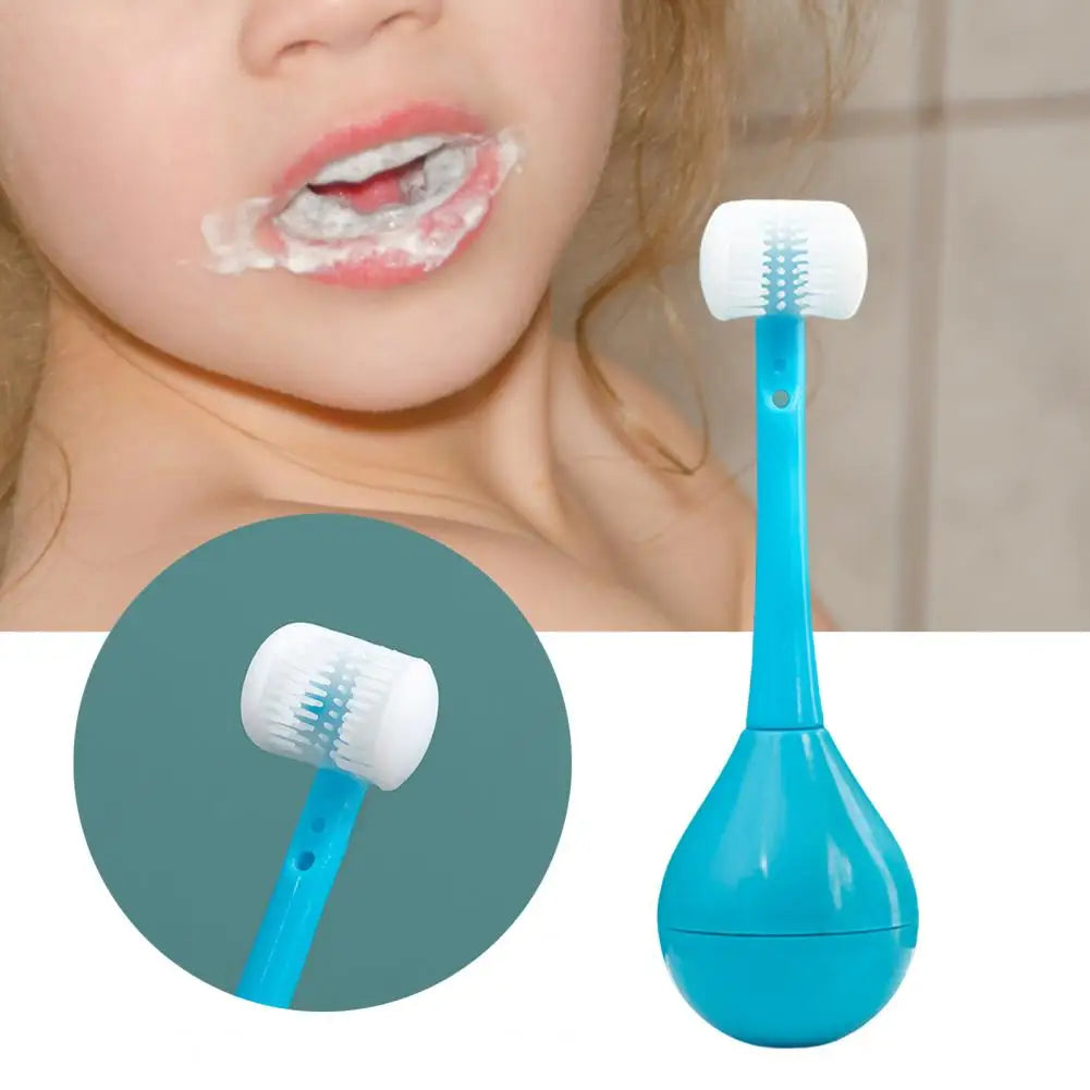 Three-Sided Toothbrush For Children