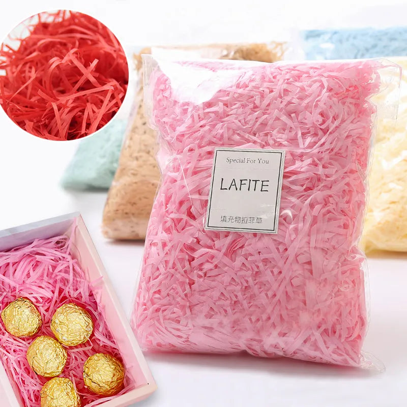 DIY Colorful Shredded Crinkle Paper
