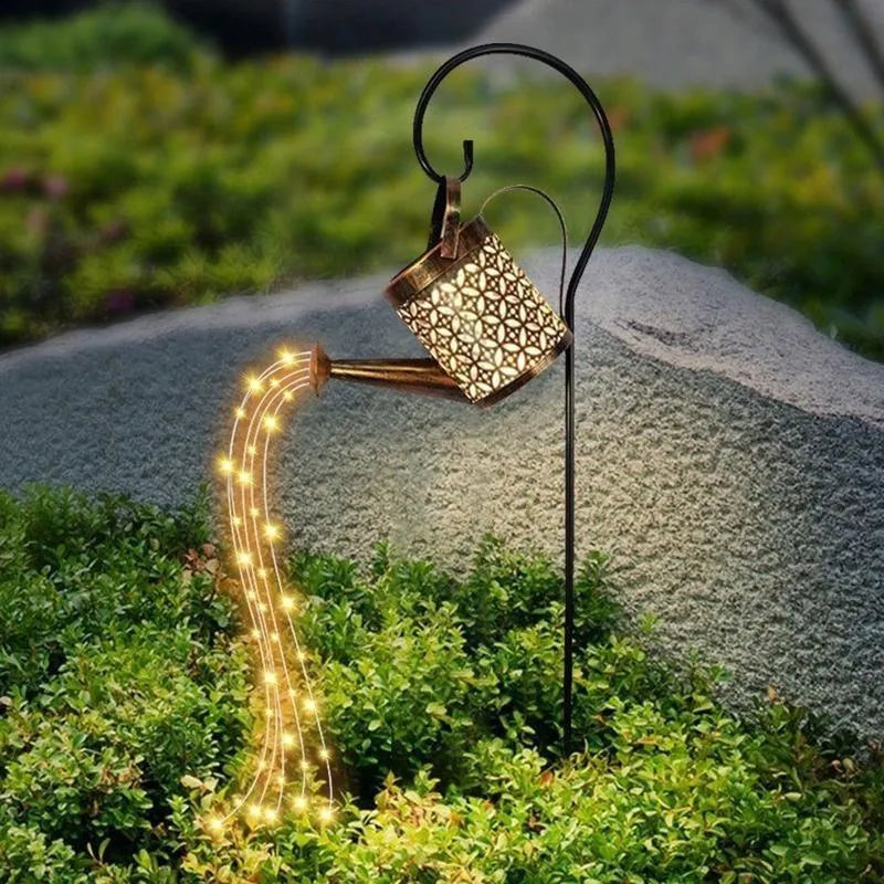 Solar Garden Lights Garden Decor  Waterproof Hanging Lantern