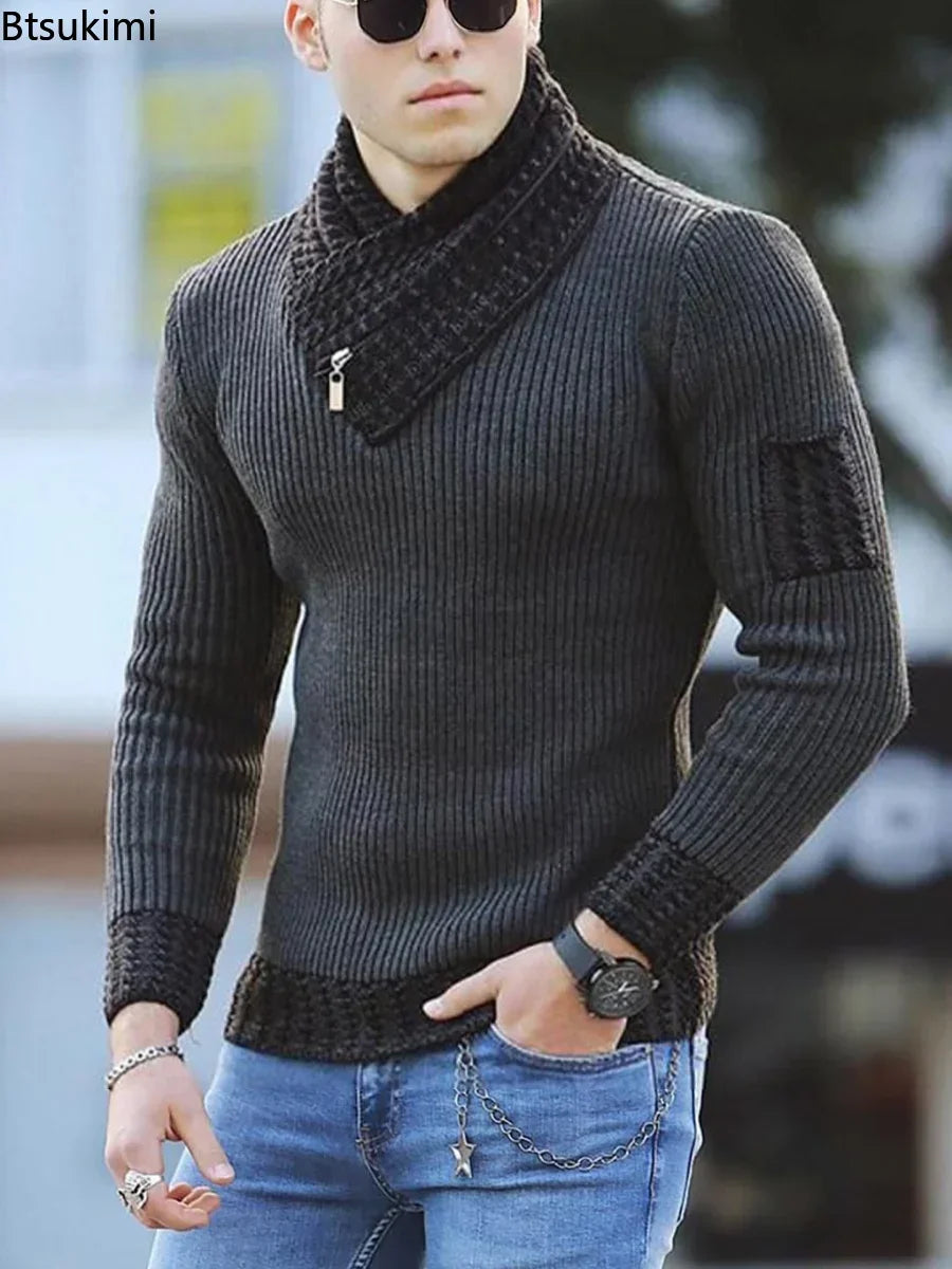 Knitted Sweater Wool Turtleneck