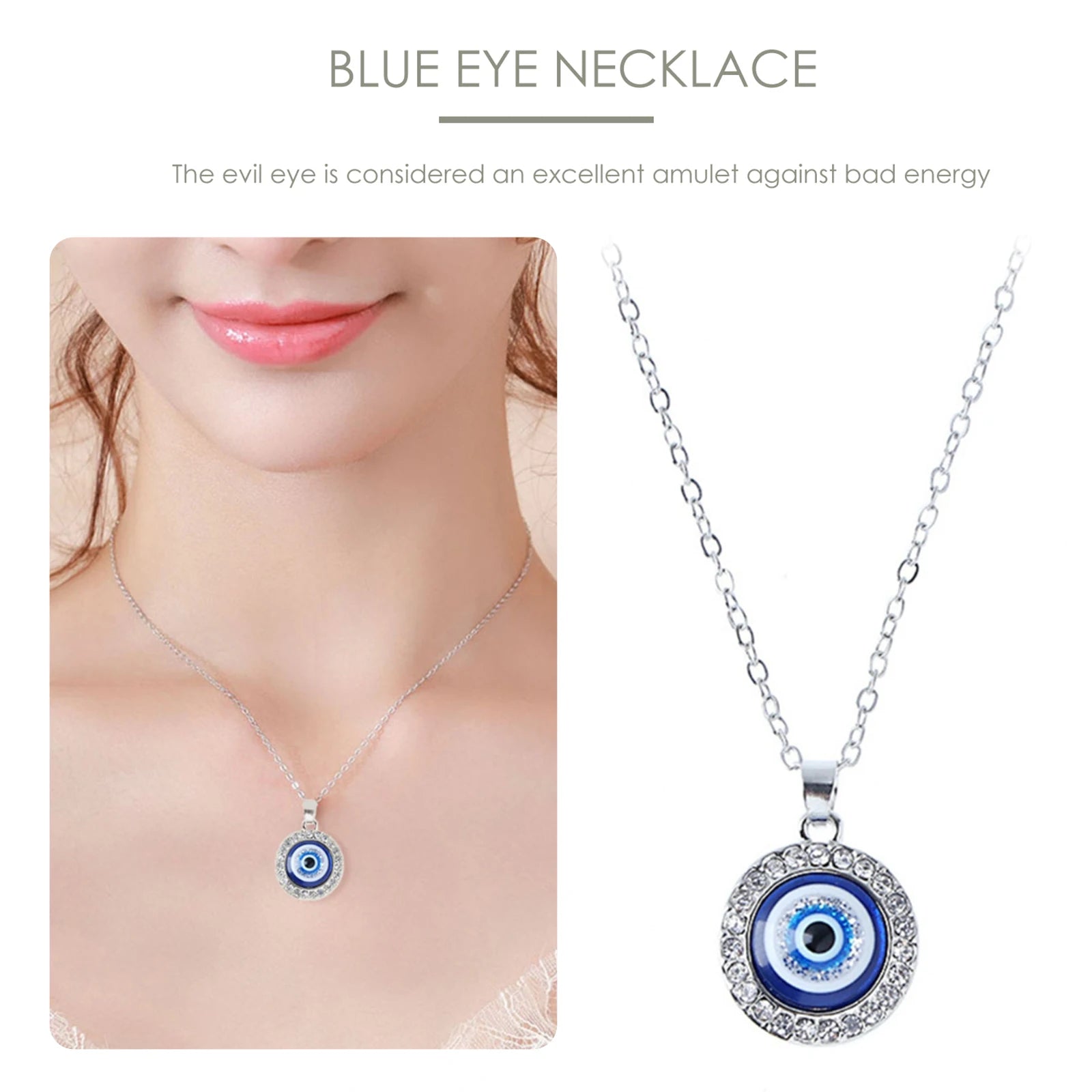 Blue Eye Necklace Valentines Day Gift