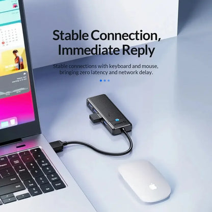 ORICO Ultra-Slim 4-Port USB-C Hub 4 USB 3.0 15cm USB A / United States