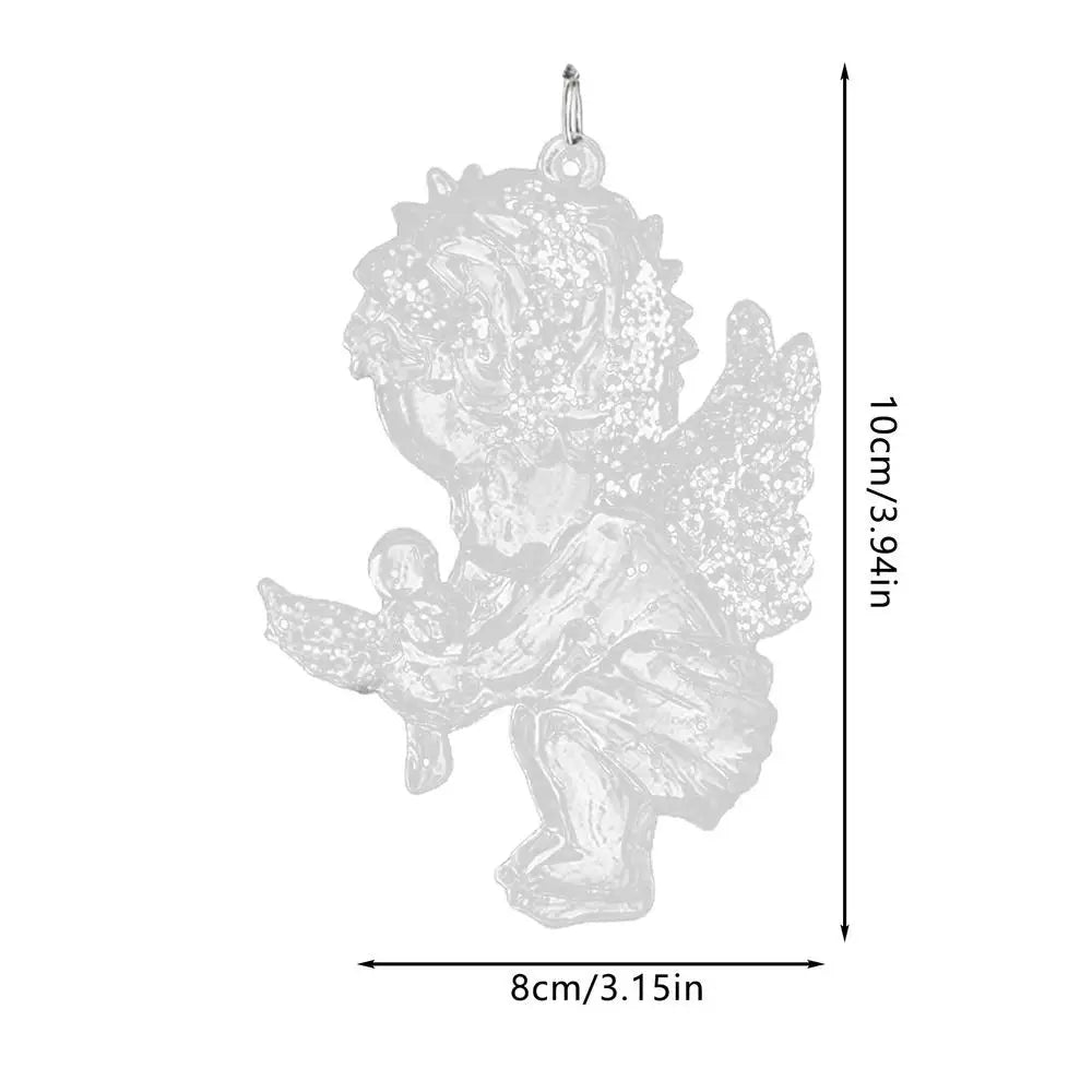 Crystal Acrylic Christmas Ornament – Dancing Angel Pendant