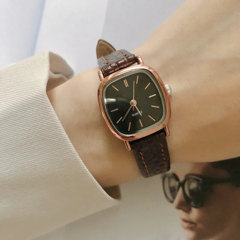 Retro Brown Women Watches