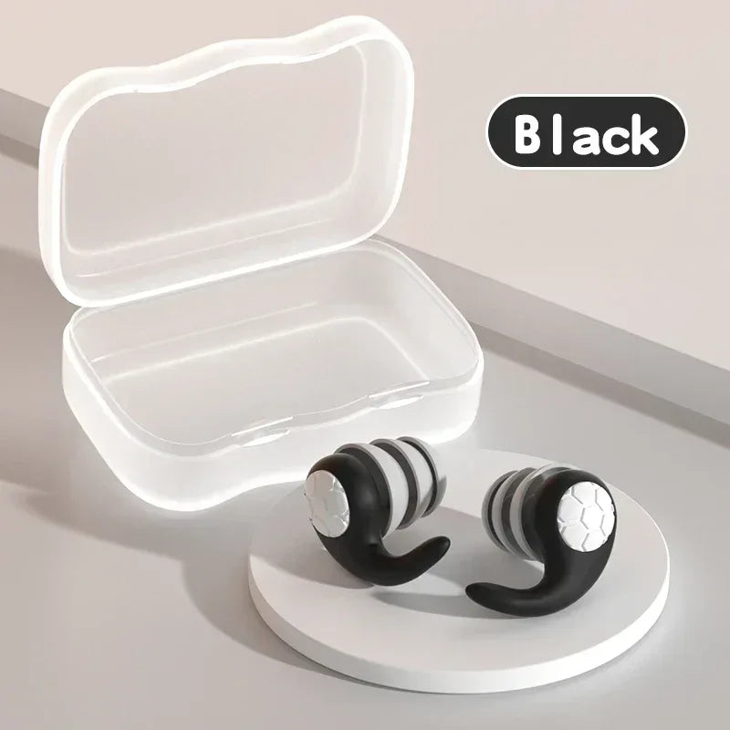 Sleep Noise Reduction Earplug Black