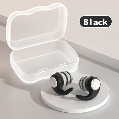 Sleep Noise Reduction Earplug Black