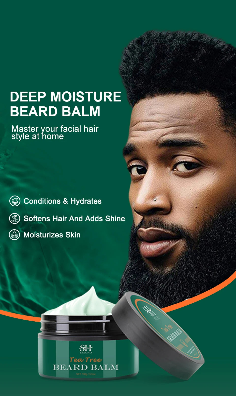 Beard Growth Kit For Men Nourishing Moisturizing Moustache