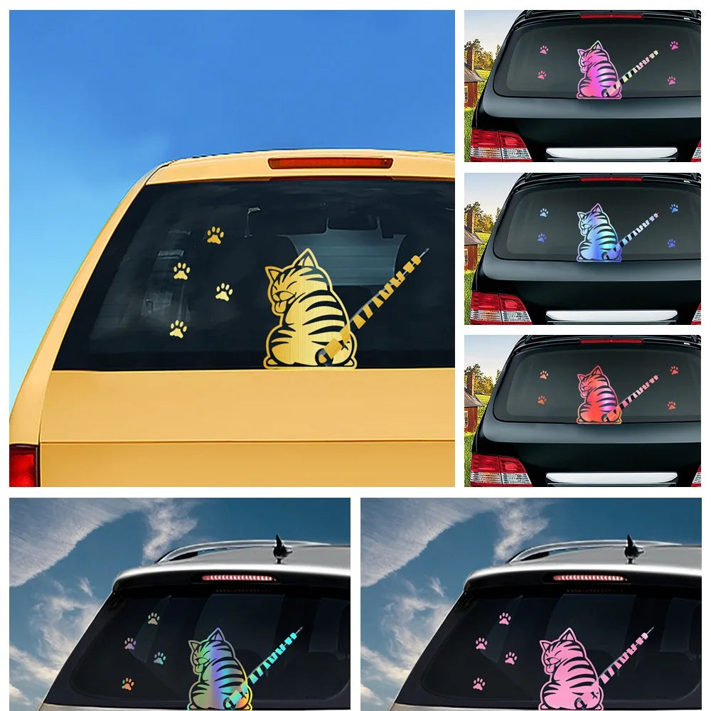 Car Rear Wiper Sticker