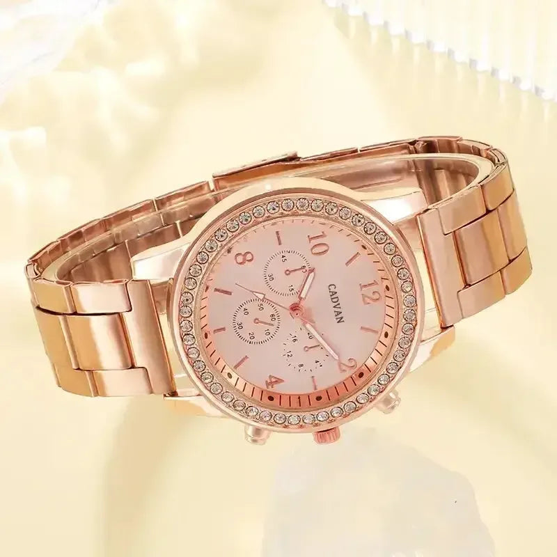 6 pcs. Rose Gold jewelry set Gold