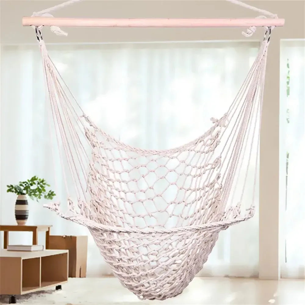 Hanging Rope Air/Sky Chair Swing beige beige / United States