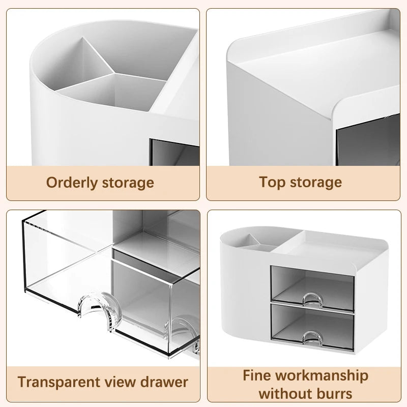 Drawer Multifunction Desktop Organizer Stationery Storage Box