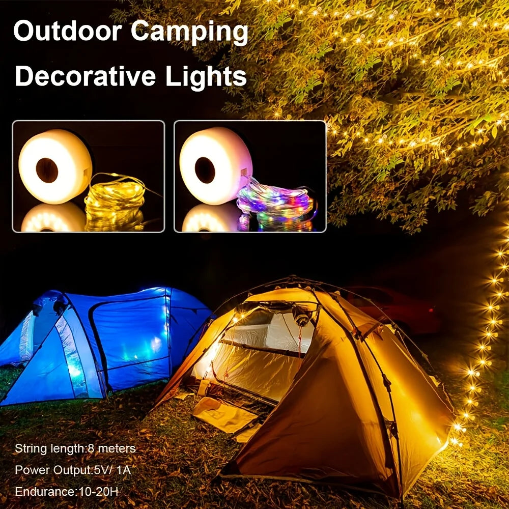 4-in-1 LED Camping Reel Light
