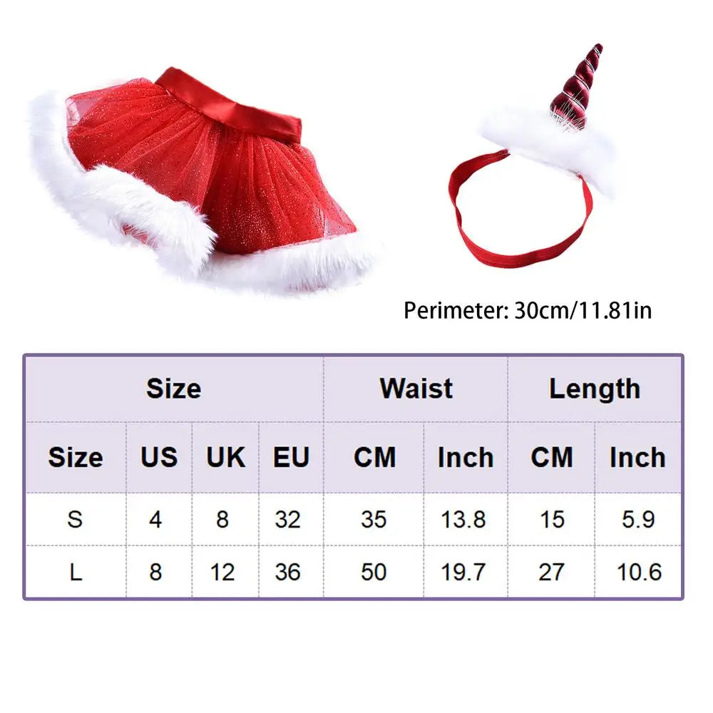 Baby Christmas Tutu & Headband Set