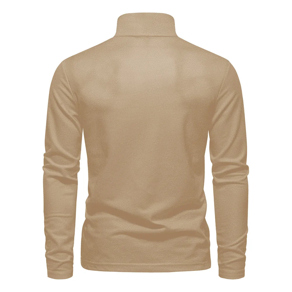 Long Sleeve Golf Polo Shirts Homme Spring Tshirt