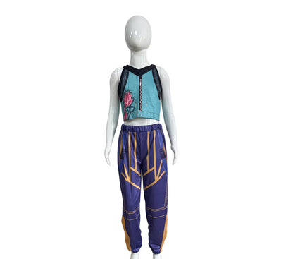 Anime Demon Hunter Cosplay Stage Costume Style A / 120 / United States