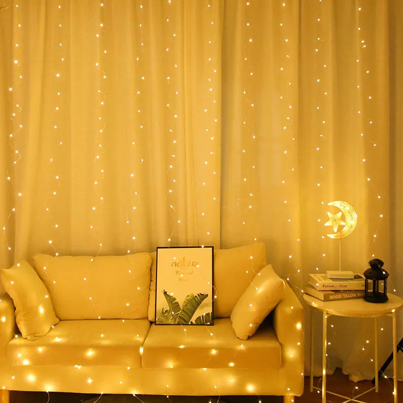 Curtain LED String Lights