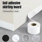 5m Self-Adhesive Foam Skirting Board Wall Sticker United States / black