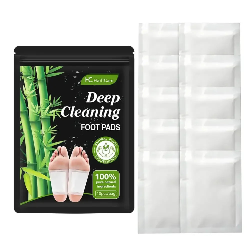 Foot Pads Detoxifying All-natural Bamboo Deep Cleansing black