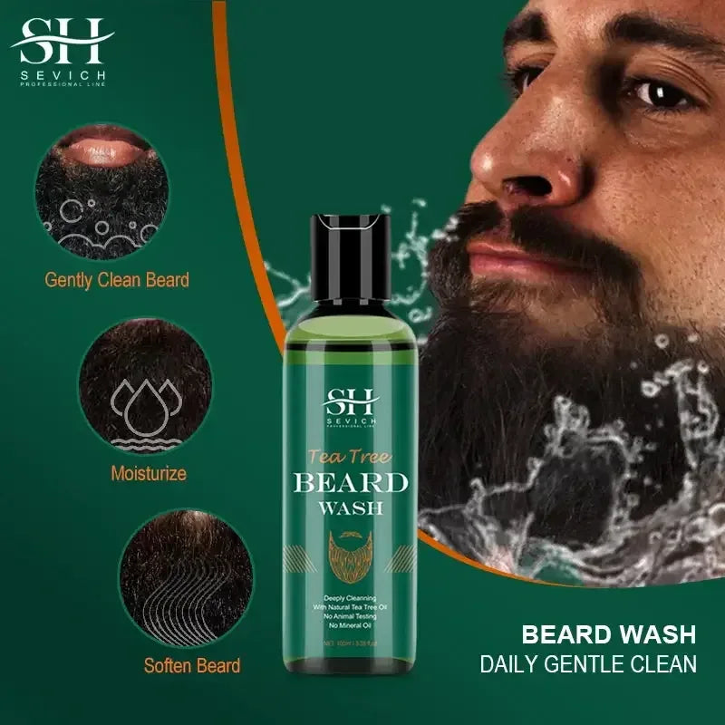 Beard Growth Kit For Men Nourishing Moisturizing Moustache Conditioner 100ml / United States
