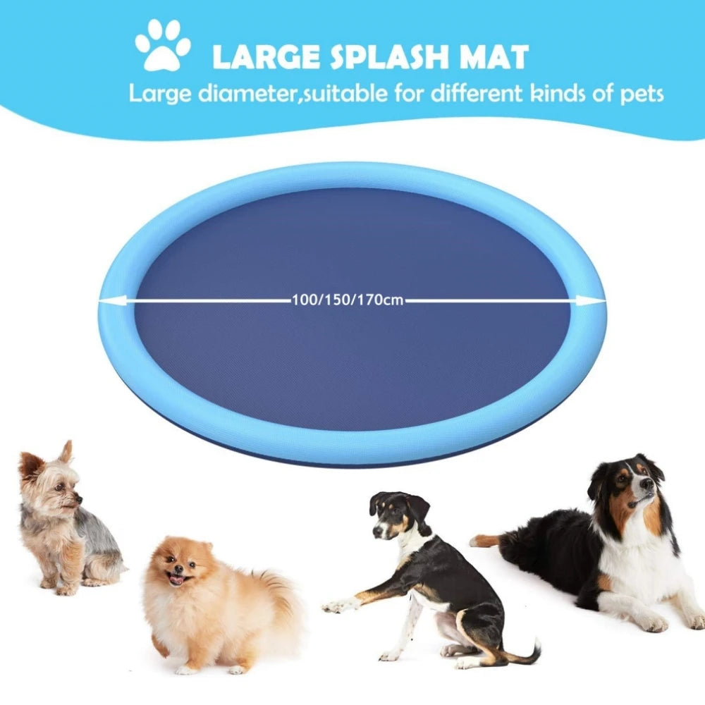 Non-Slip Splash Pad for Kids and Dog