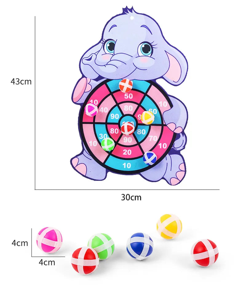 Animal Dart Board Sticky Ball