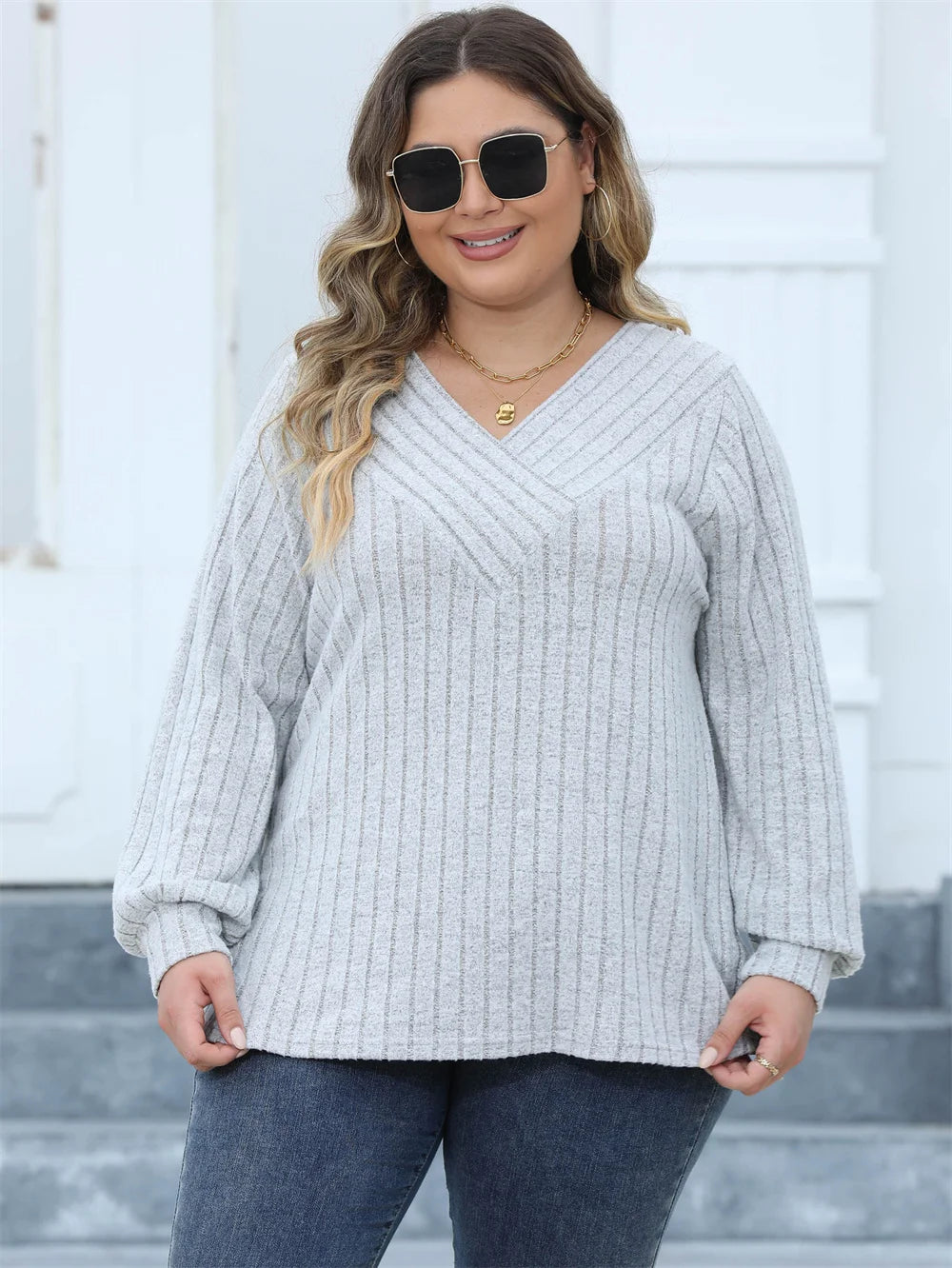 Plus Size Long Sleeve T Shirts for Women