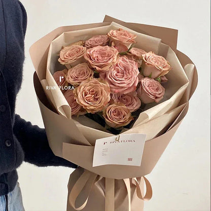 Roll Flower Solid Color Packaging Papers color 1