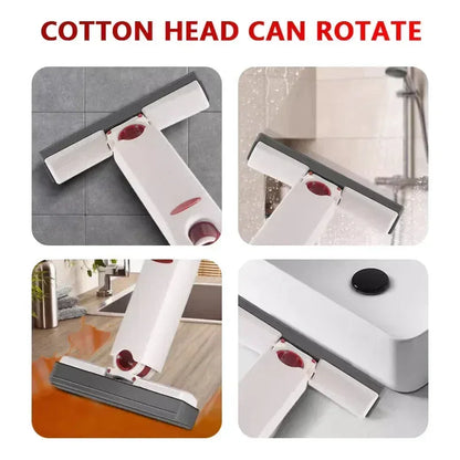 Folding Mini Mop with Self-squeezing 1 Handle 1 Head