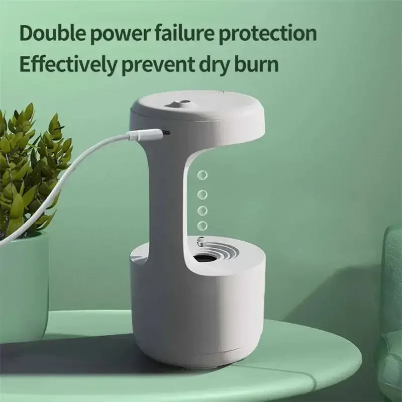 Anti-Gravity Humidifier with Diffuser Black
