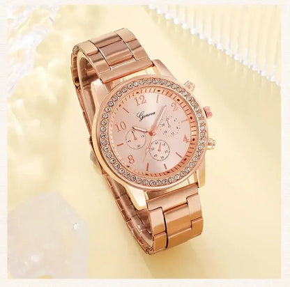 6 pcs. Rose Gold jewelry set Gold