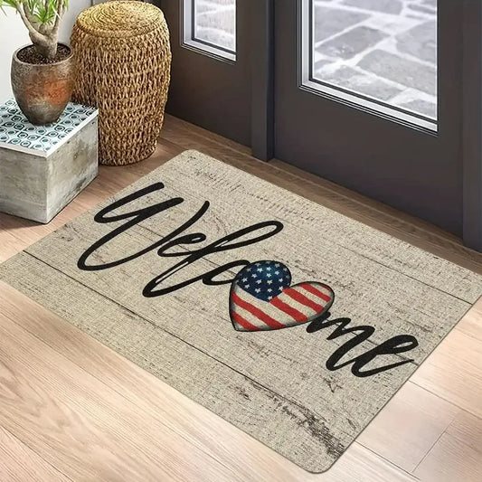 American Flag Non-Slip Welcome Doormat 1 / 40x60CM