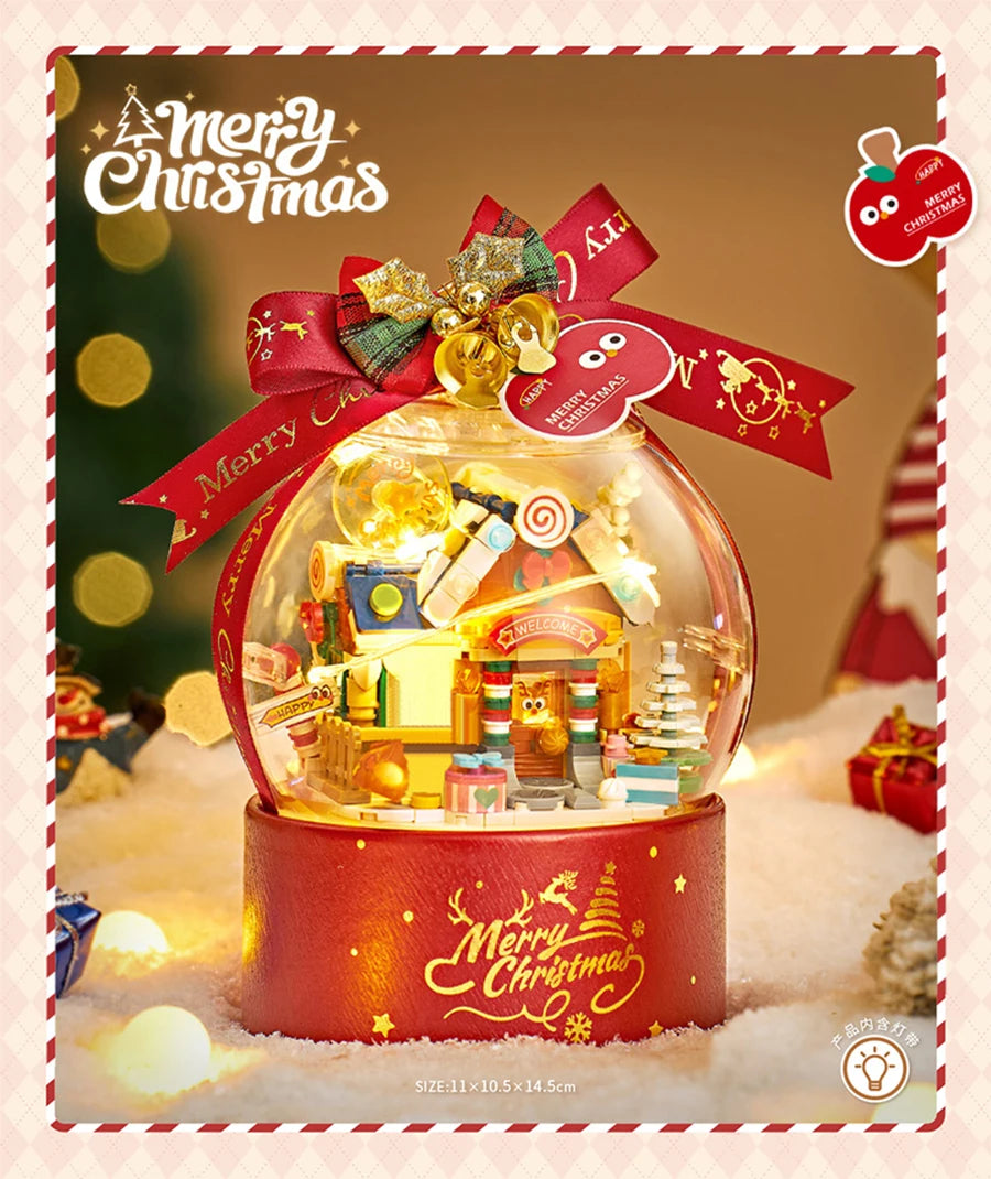 Creative Christmas Hugging Bucket DIY Lighting