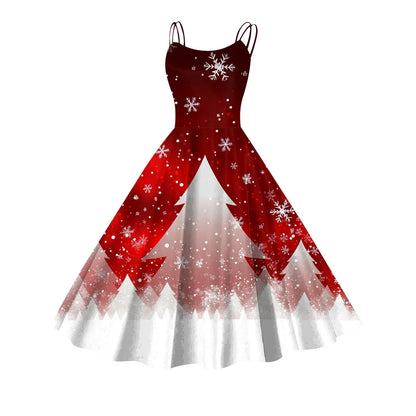 Women’s Christmas Cosplay Slip Dress Green / L / United States