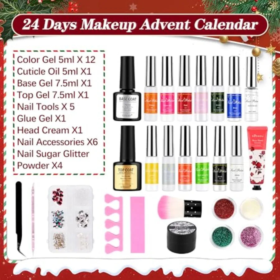 Makeup Advent Calendar 2025 – 24 Days Christmas Countdown