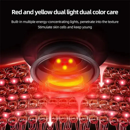 Electric Vacuum Cup Massager Red