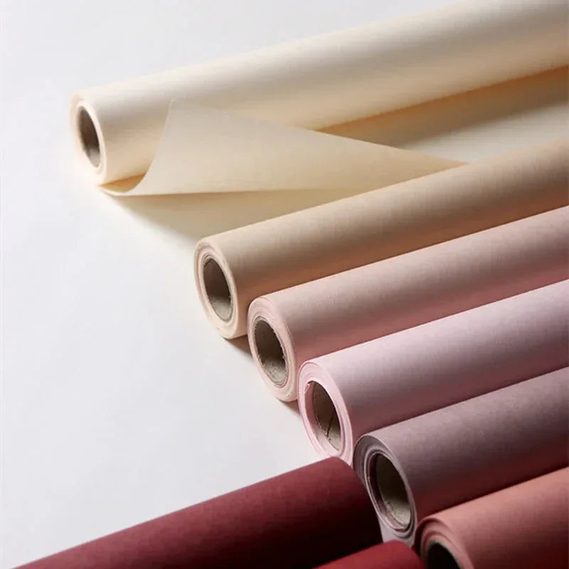 Roll Flower Solid Color Packaging Papers color 1