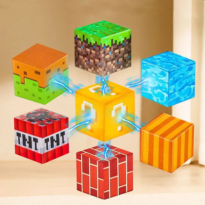 Magnetic Building Blocks Mine Scene Set