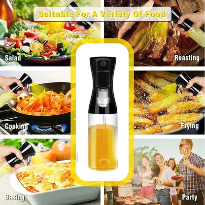 Oil Spray Bottle for Cooking 200ml white