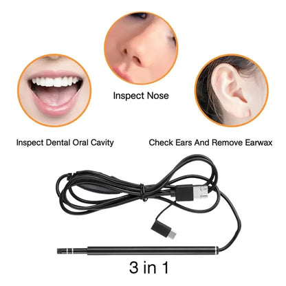 3-in-1 LED Ear Cleaning Endoscope 1 / 2m