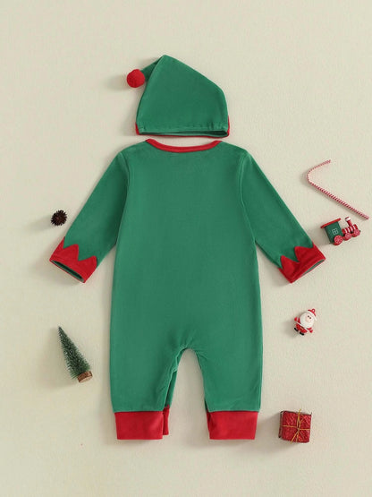 Baby Santa Claus Costume green / 12-18 Months / United States