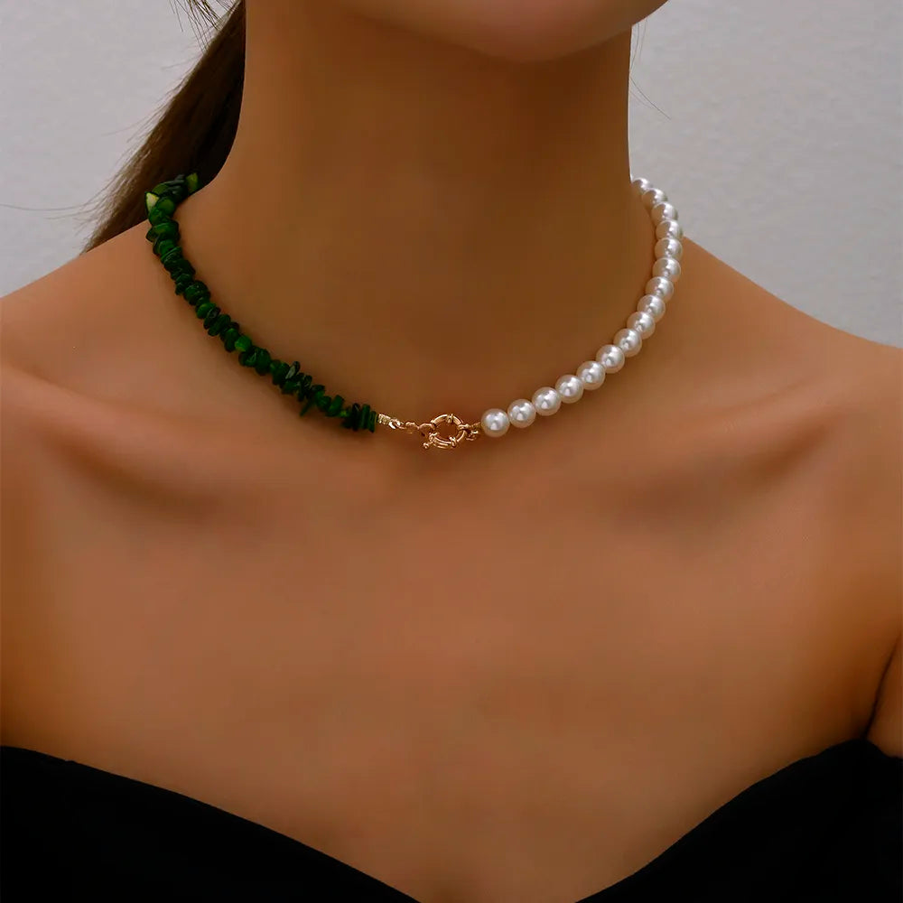 Trend Elegant Jewelry Wedding Big Pearl Necklace