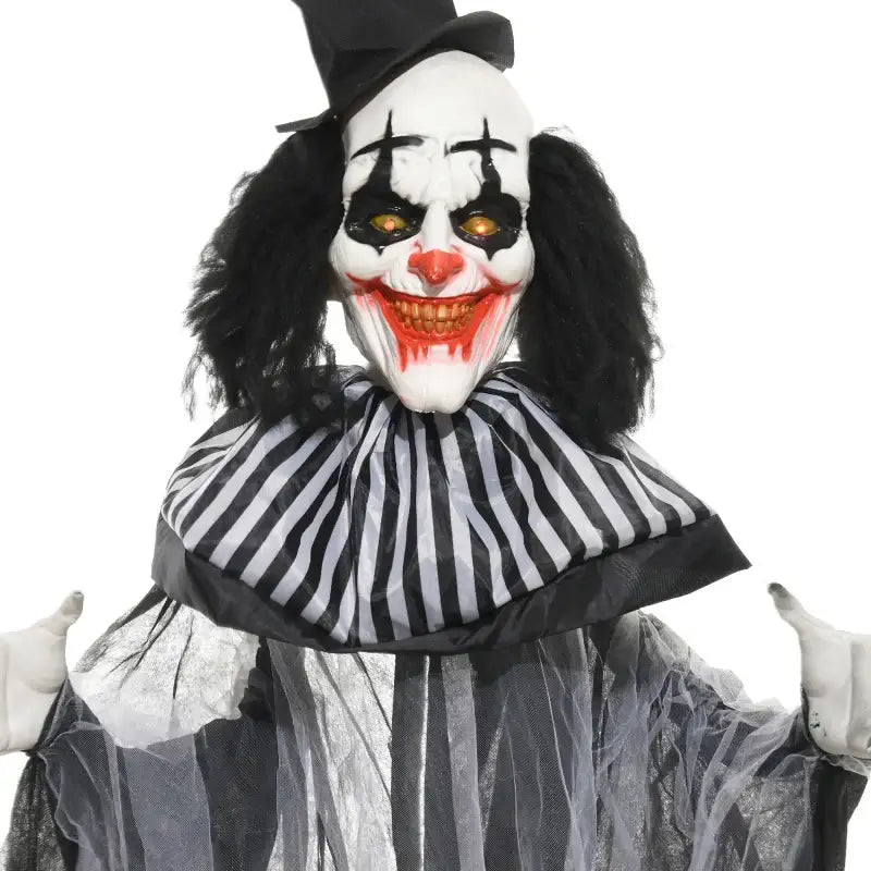 HOMCOM 6FT Life-Size Animated Halloween Decoration