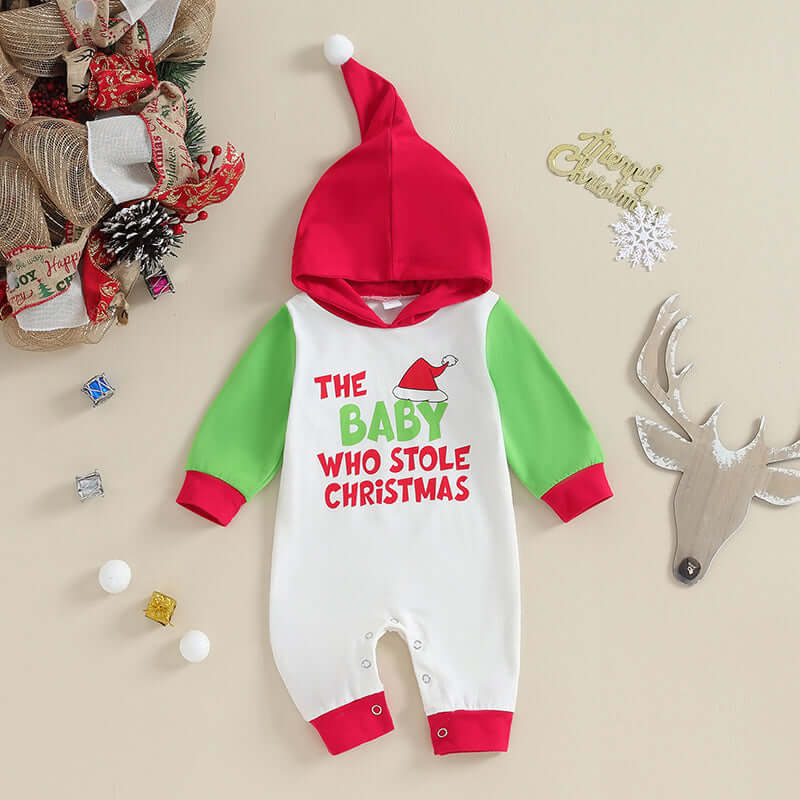 Lioraitiin Baby Christmas Romper green / United States / 6M
