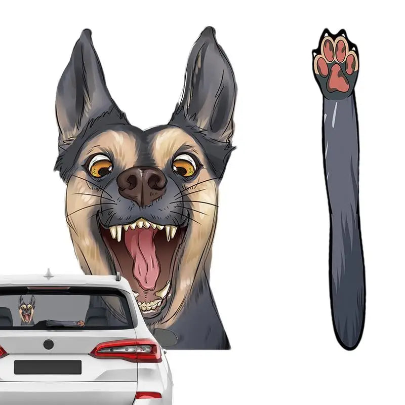 Adorable Dog  Rear Wiper Decor